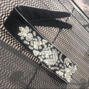 Vintage Zara Accessories Beaded Cummerbund/ Belt